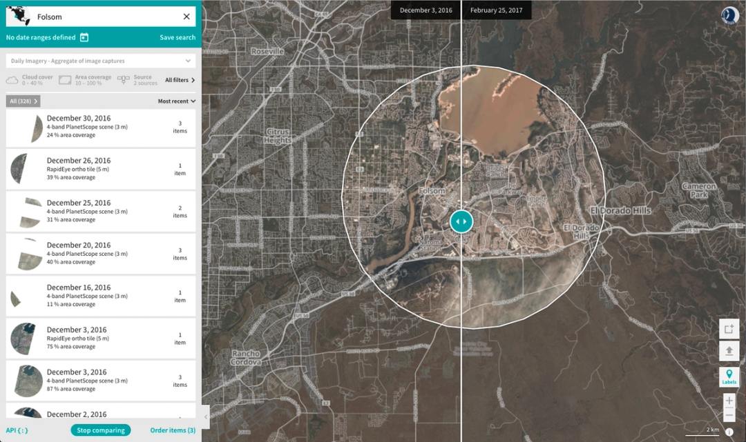 Adding a Time Axis to Maps—Introducing Planet Explorer Beta