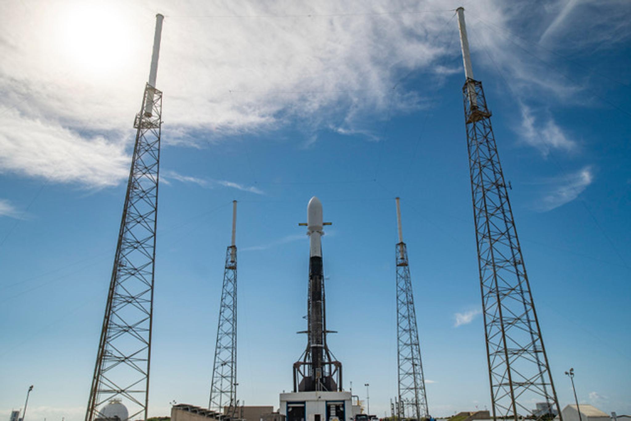 SpaceX's Transporter 3 rocket on launch pad in Cape Canaveral, Florida on January 12, 2022. Image credit: SpaceX