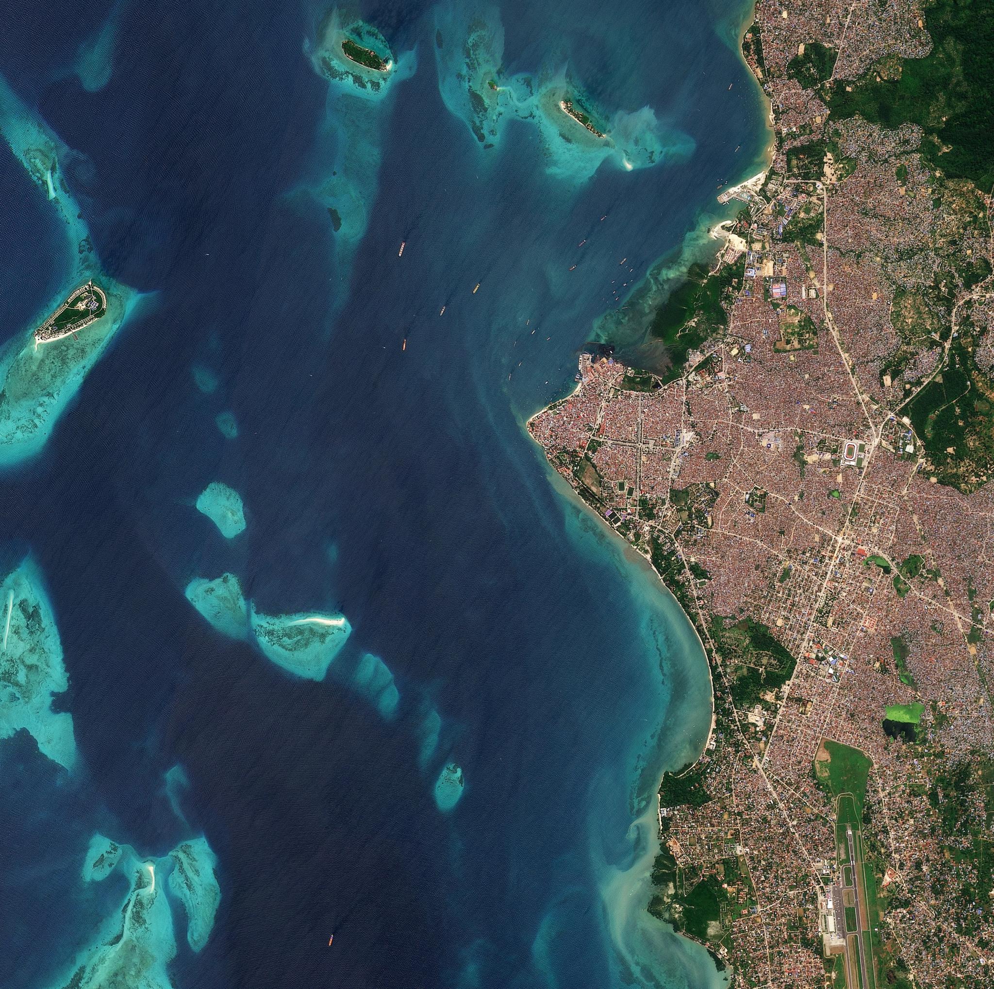 PlanetScope • Zanzibar City, Tanzania • May 24, 2025