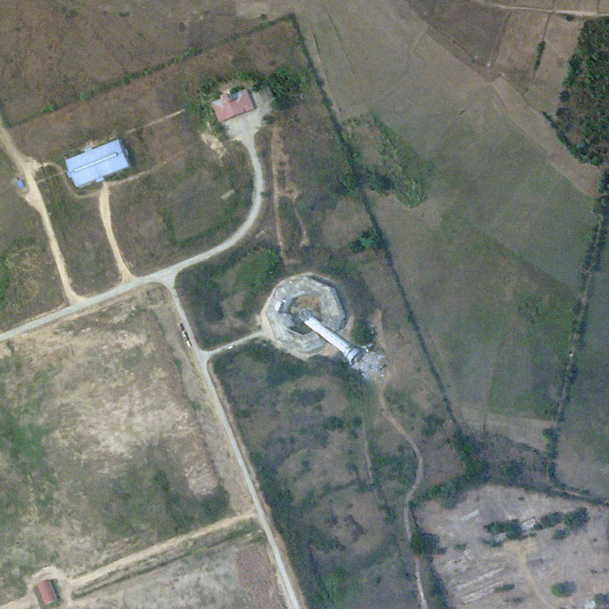 SkySat • Control Tower Collapse (Naypyidaw Airport), Naypyidaw, Myanmar • March 29, 2025
