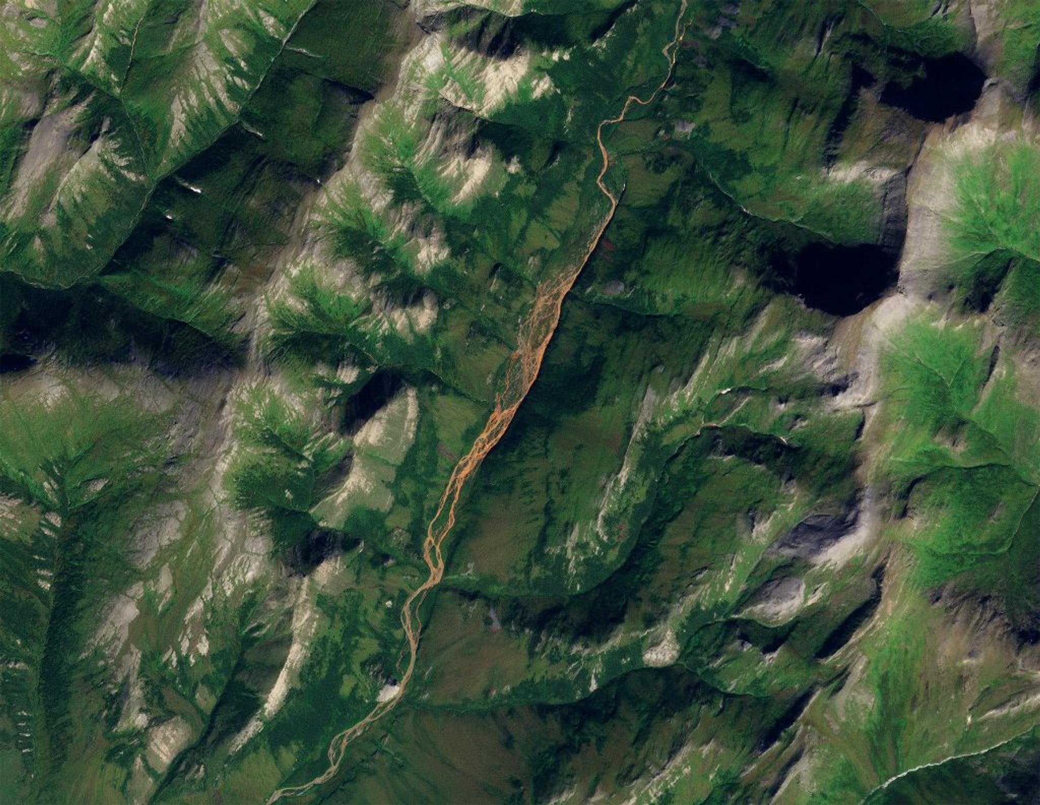 PlanetScope • Tukpahlearik Creek, Alaska, USA • August 23, 2023