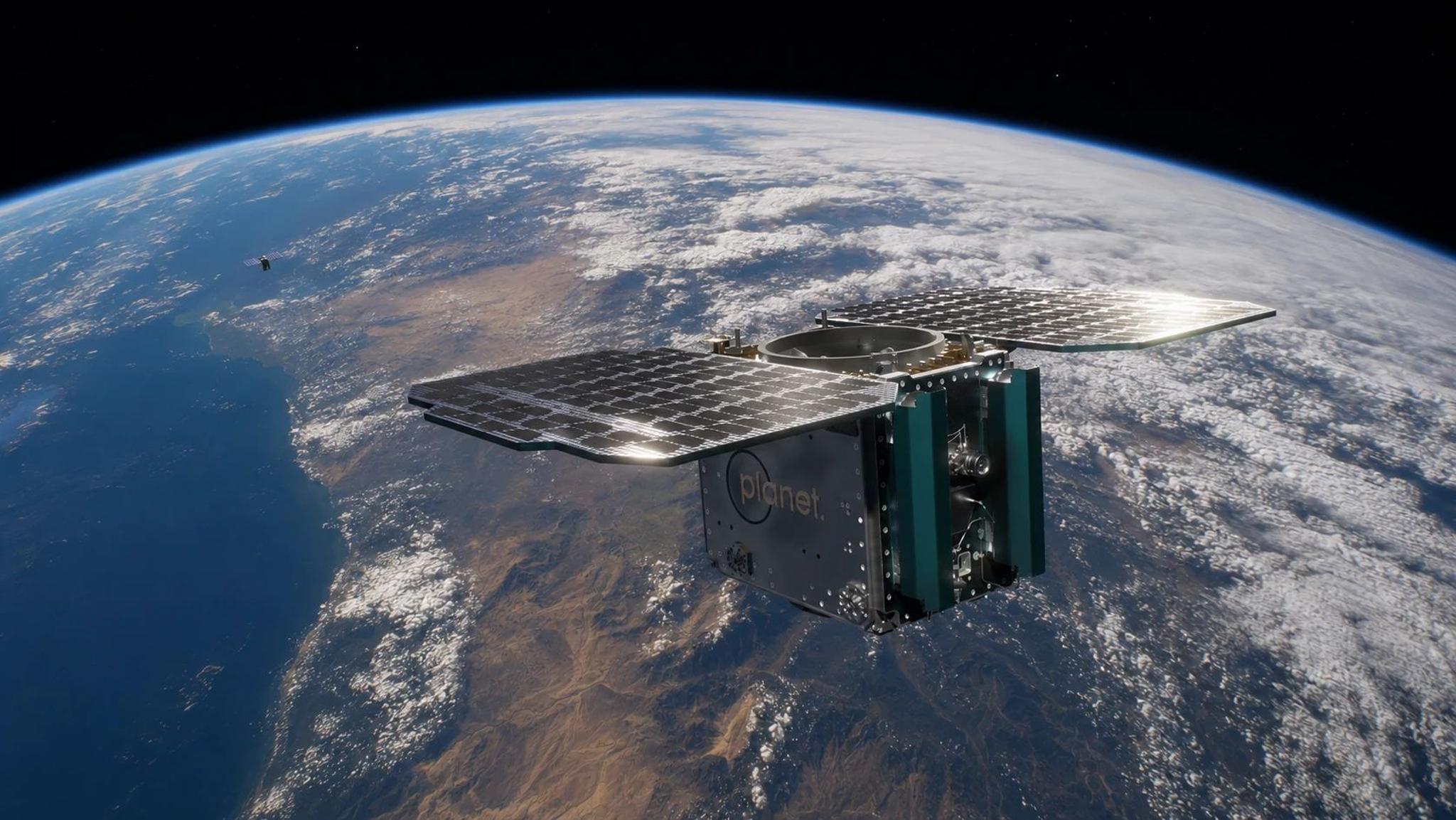 A rendering of a Pelican satellite planned for manufacturing in Berlin.