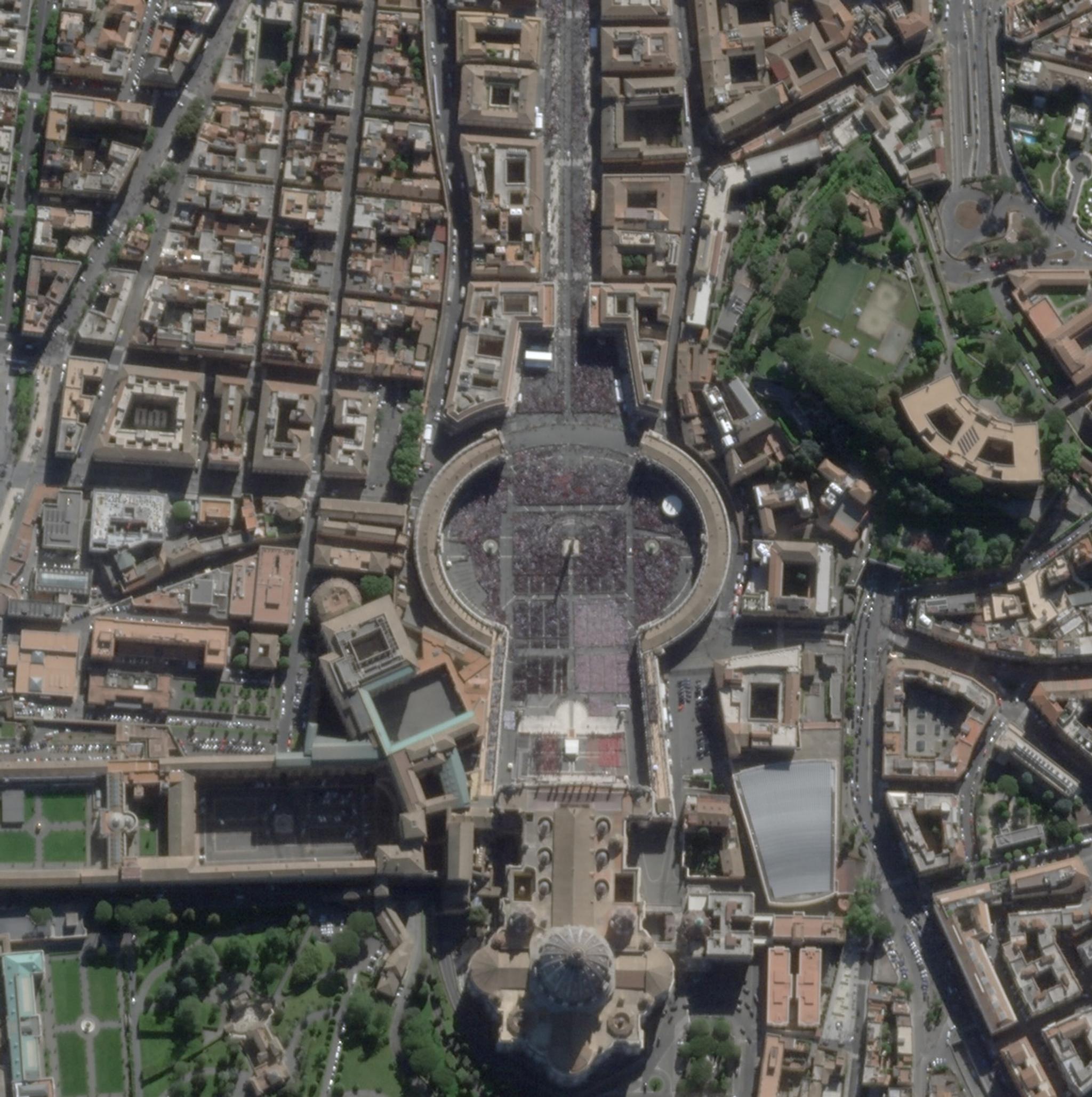 SkySat • Pope Francis’ Funeral, Vatican City • April 26, 2025