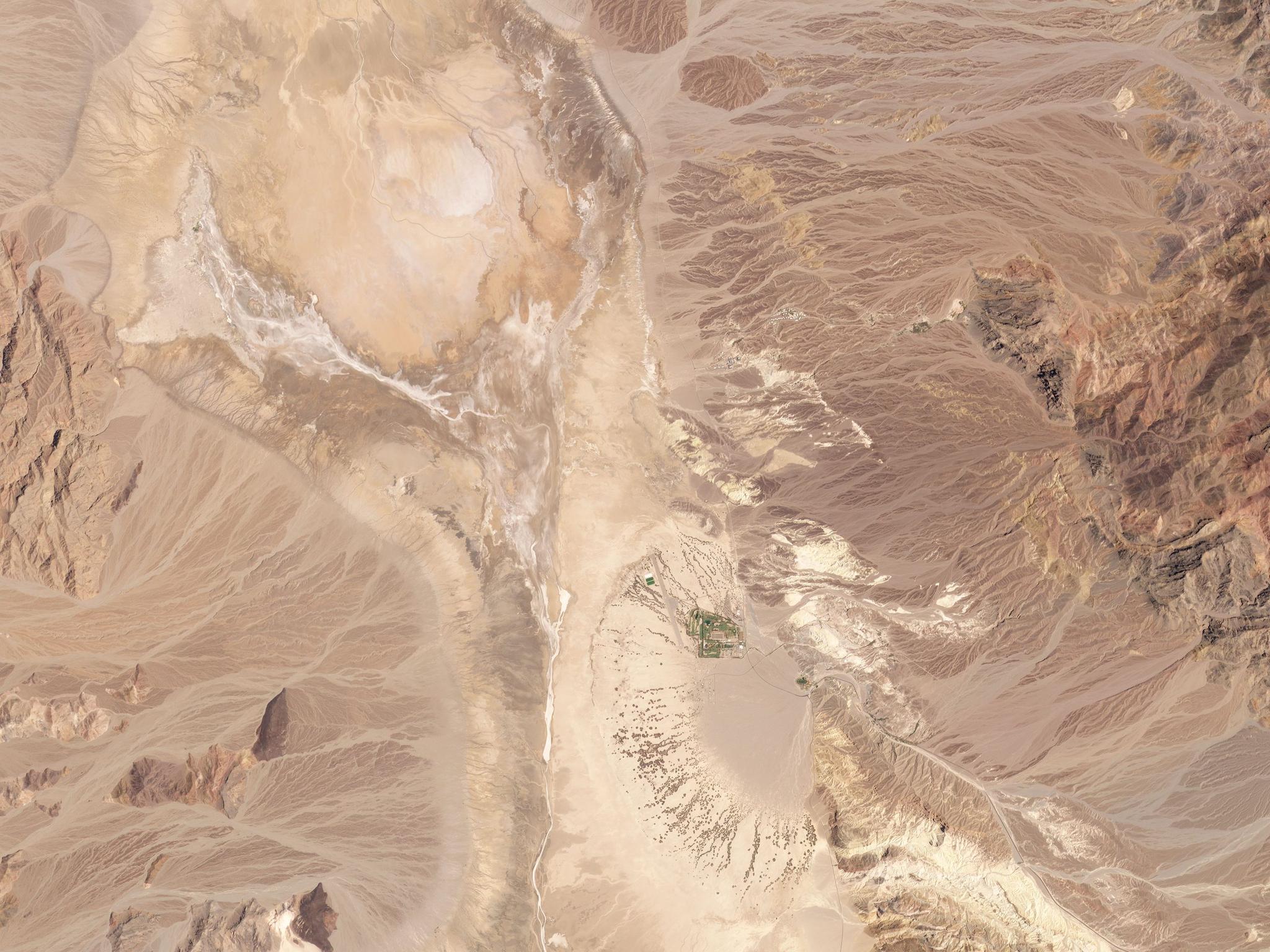 Flooding in Death Valley, California. Captured by SkySat on August 7, 2022 © 2022, Planet Labs PBC. All Rights Reserved.