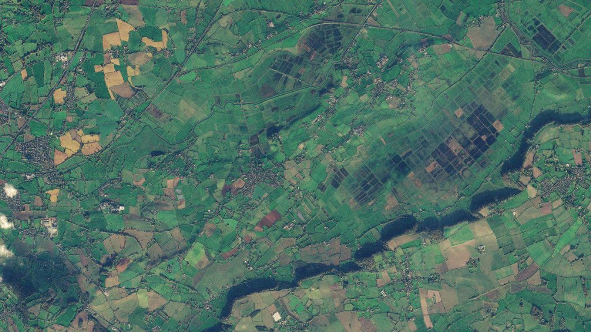 Satellite imagery in which each pixel translates to 3.7 m2 on the ground. This could be used to detect organic matter from sewage overspills and their downstream impact.