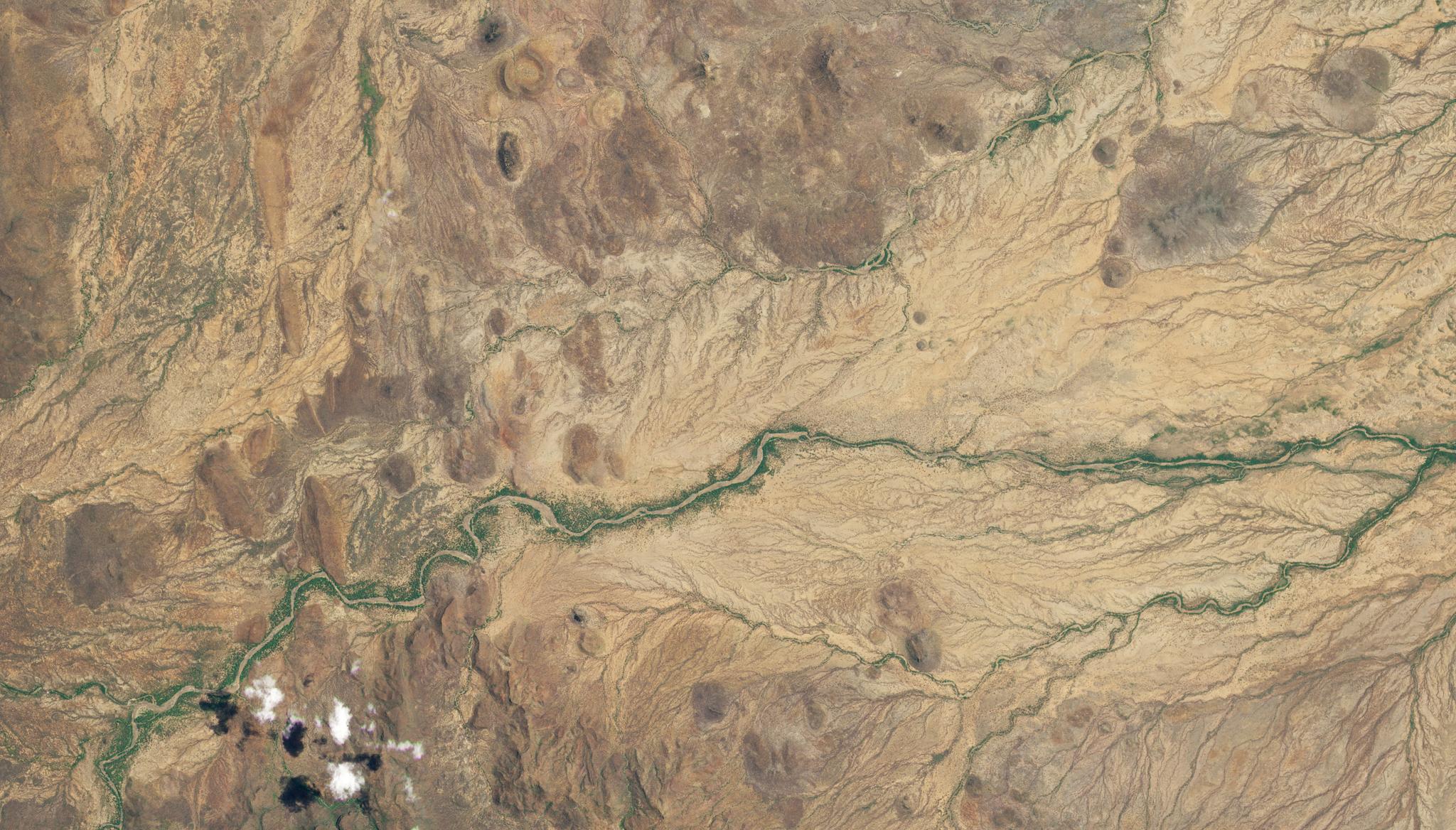 PlanetScope image of Turkana County, Kenya taken August 18, 2022. © 2022, Planet Labs PBC. All Rights Reserved.