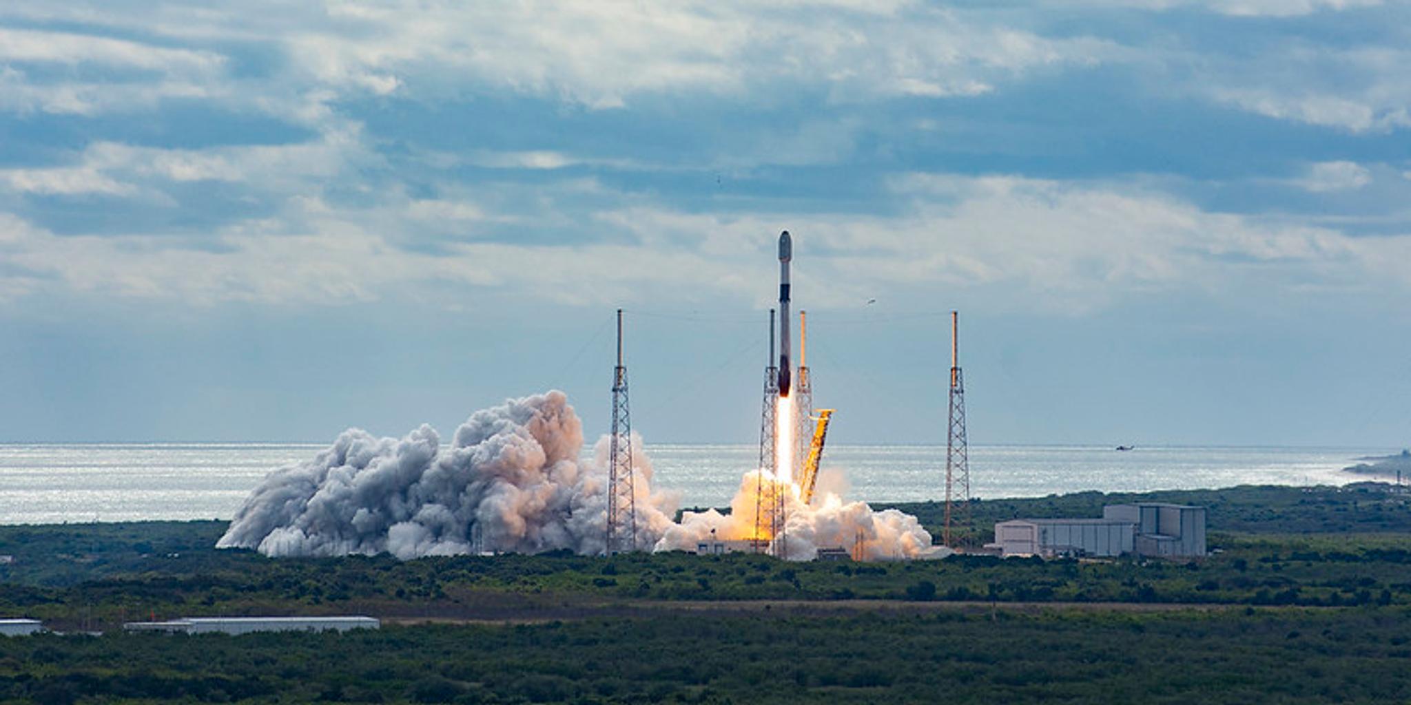 A SpaceX Falcon-9 Launching. Credit: SpaceX