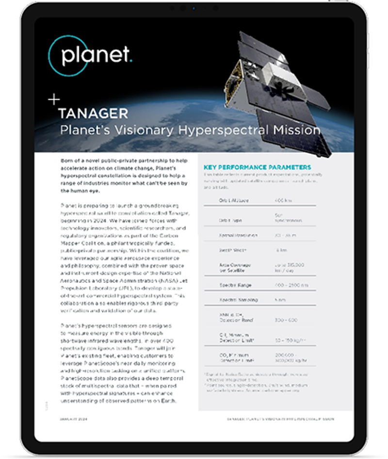 Hyperspectral Imaging Satellites | Planet