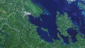 Satelite image of Bogota, Colombia