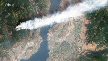 Satellite Image Shows How B.C. Wildfire Was Primed to Grow