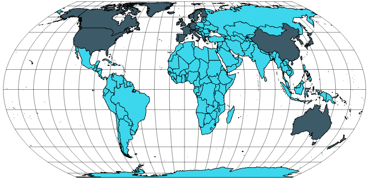 Tier Three coverage map