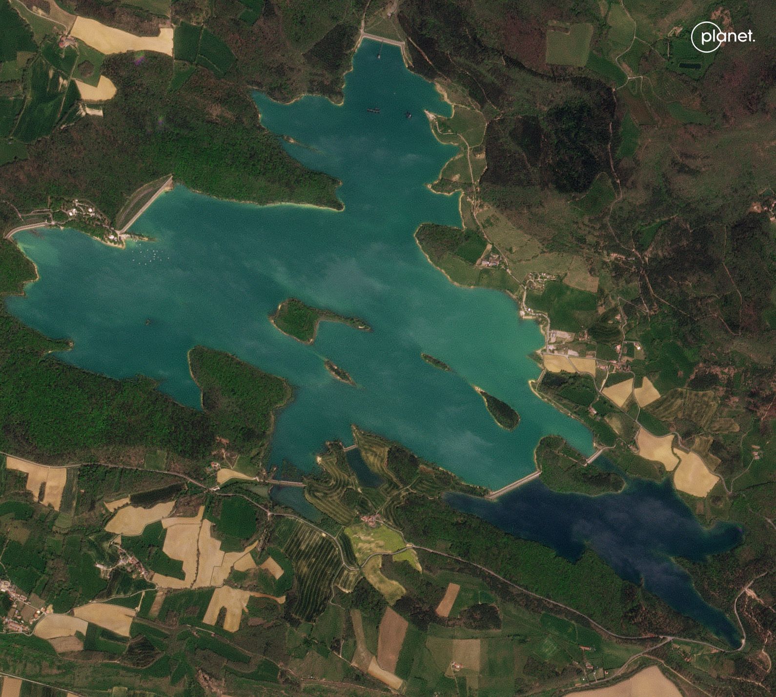 Satellite Images Highlight Extreme Drought in Europe