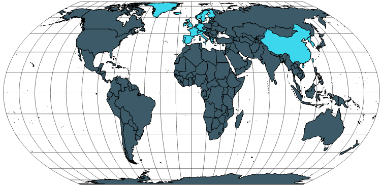 Tier Two coverage map