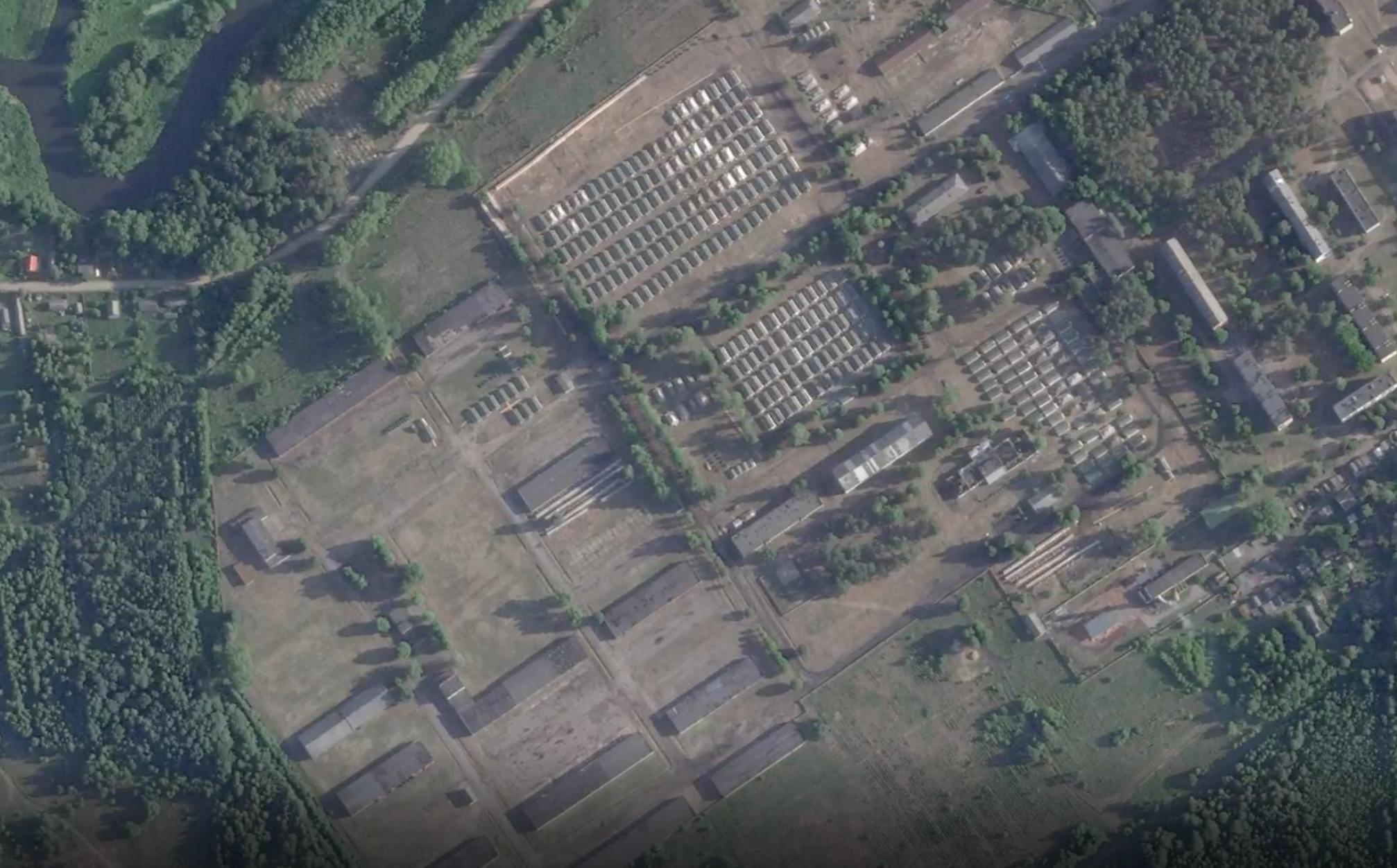 Satellite imagery shows what could be Wagner’s future camp in Belarus