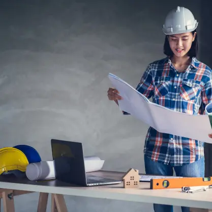 Entrepreneur en construction