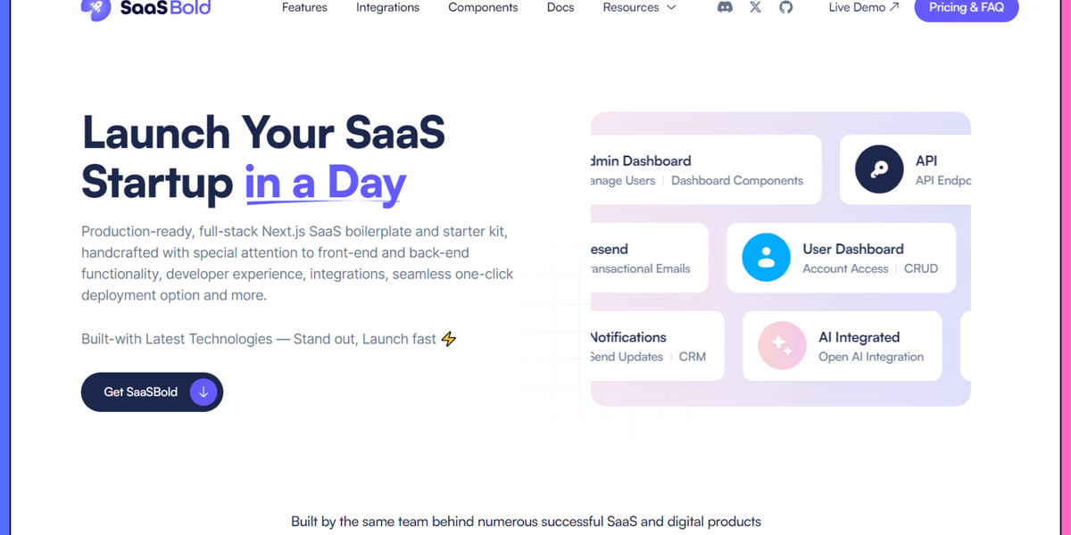 11+ Best Next.js Boilerplates and Starter Kit for 2025
