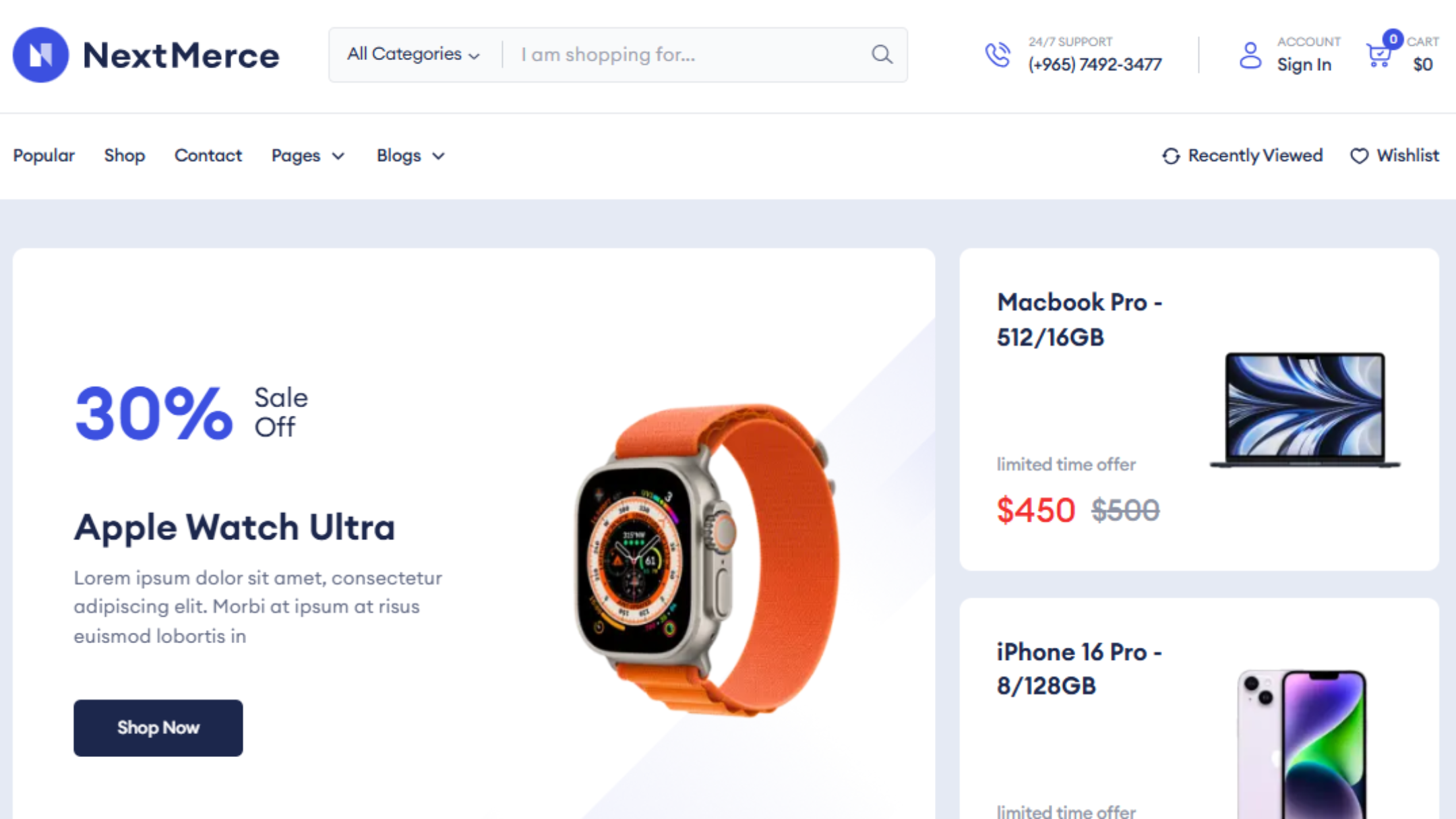 11+ Best Next.js E-commerce Templates for 2024