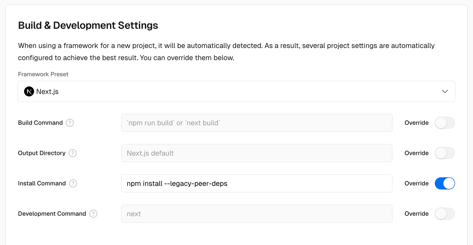 Compatibility Issues with Next.js 15: npm install --legacy-peer-deps