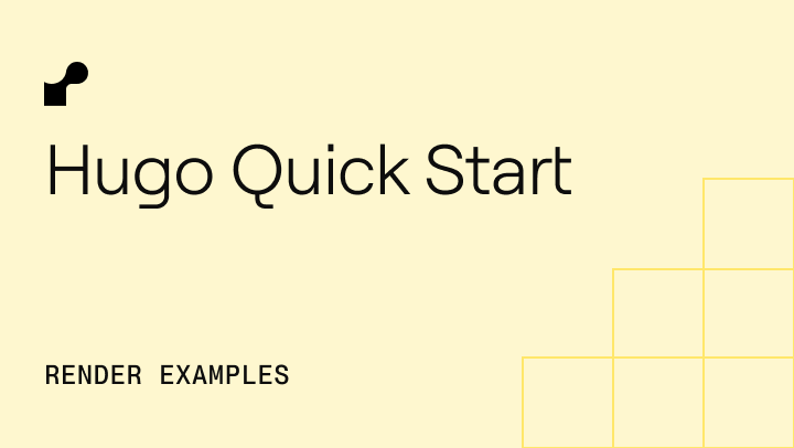 Hugo Quick Start