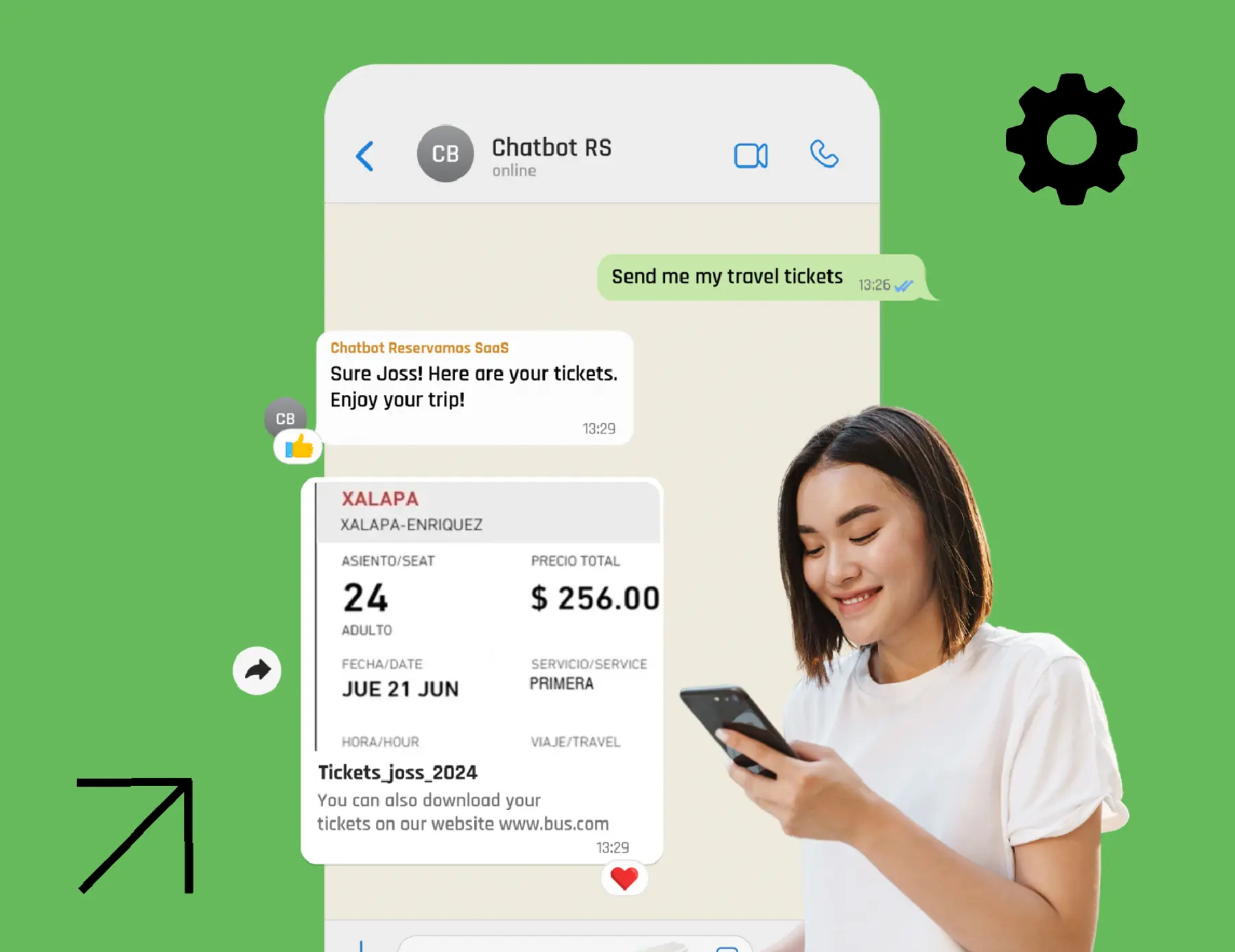 Reservamos's WhatsApp chatbot is powered by genAI