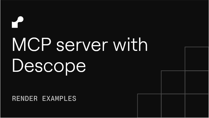 MCP server template with Descope auth