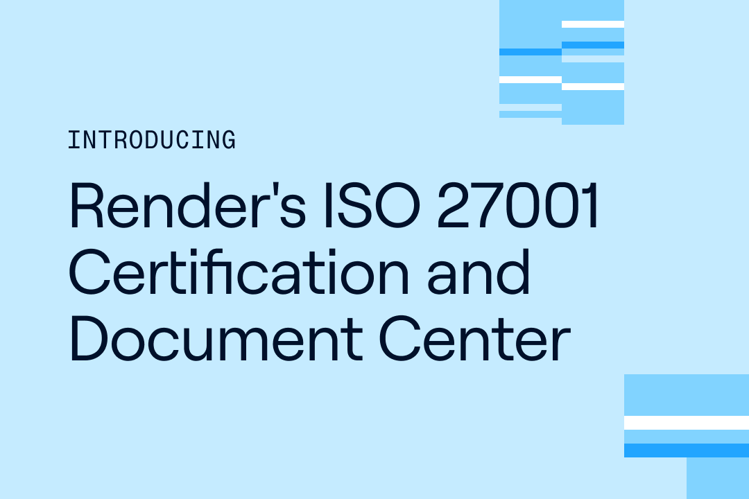 Blog | Render · Cloud Hosting for Developers