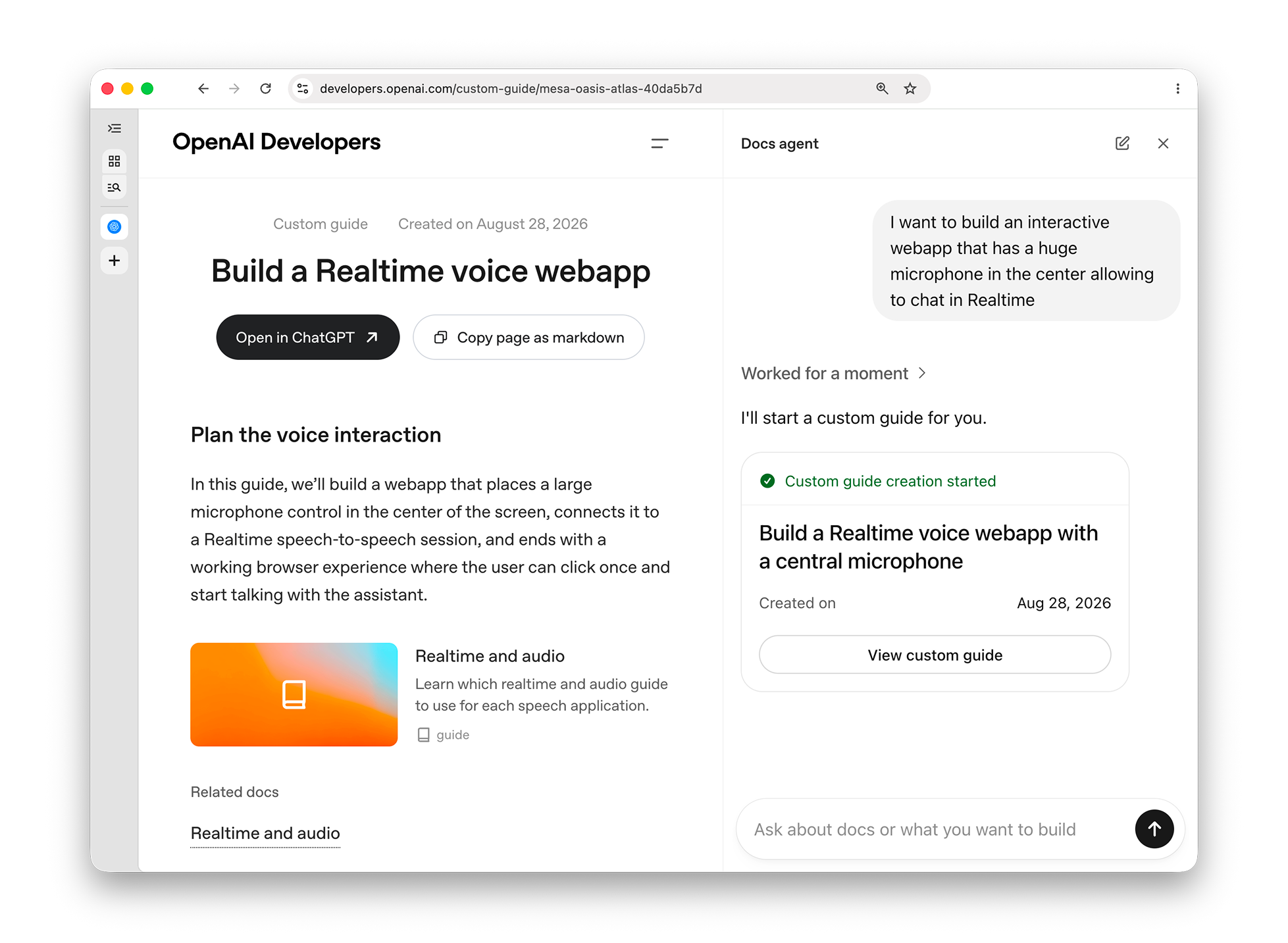 OpenAI custom guides powered by Render Workflows