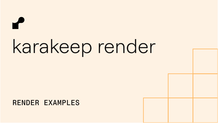 Karakeep Template for Render