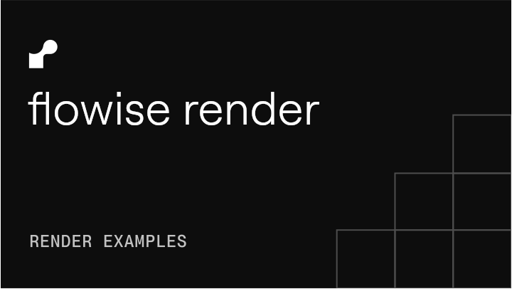 Flowise on Render (SQLite + Disk)