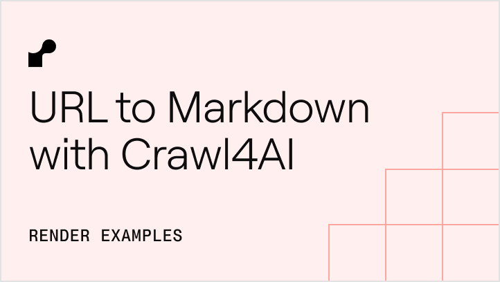 URL to Markdown with Crawl4AI
