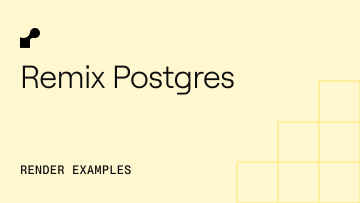 Remix Postgres