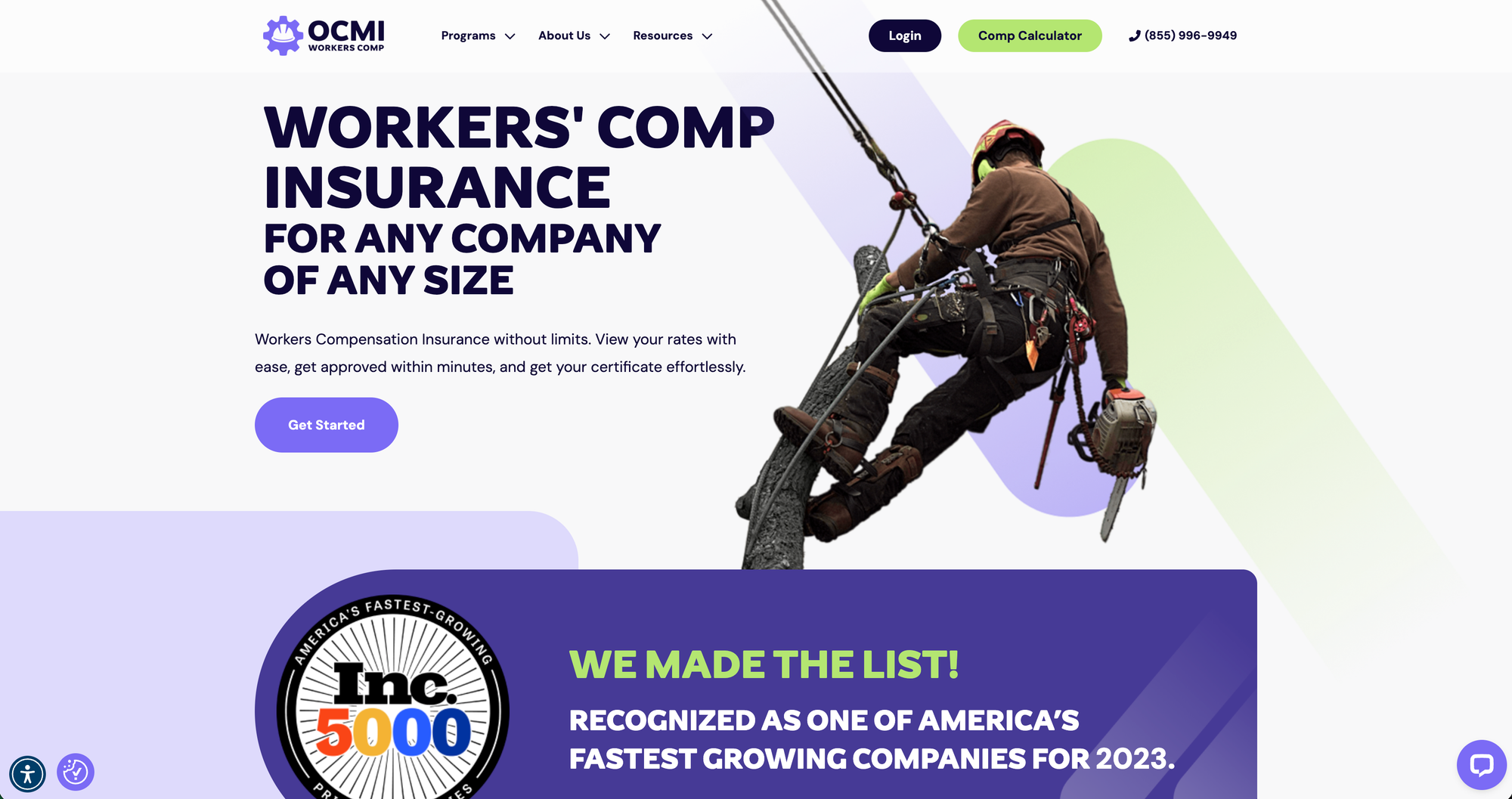 OCMI workers comp Homepage