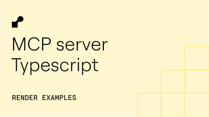 MCP Server template - TypeScript