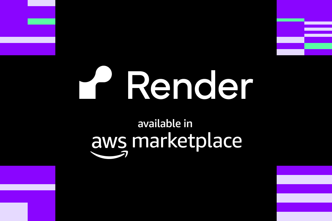 Render joins AWS Marketplace