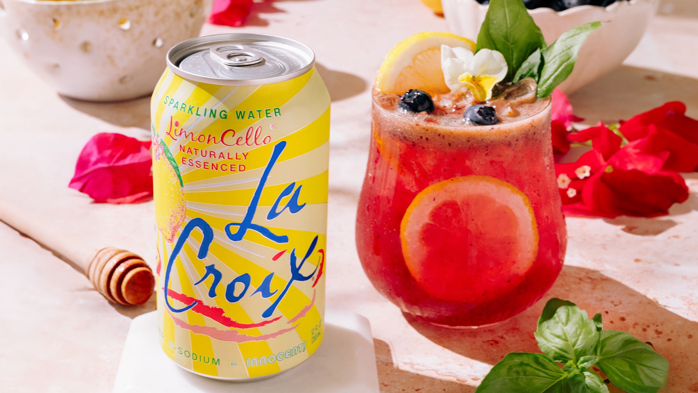 LimonCello Blueberry Spritz | LaCroix