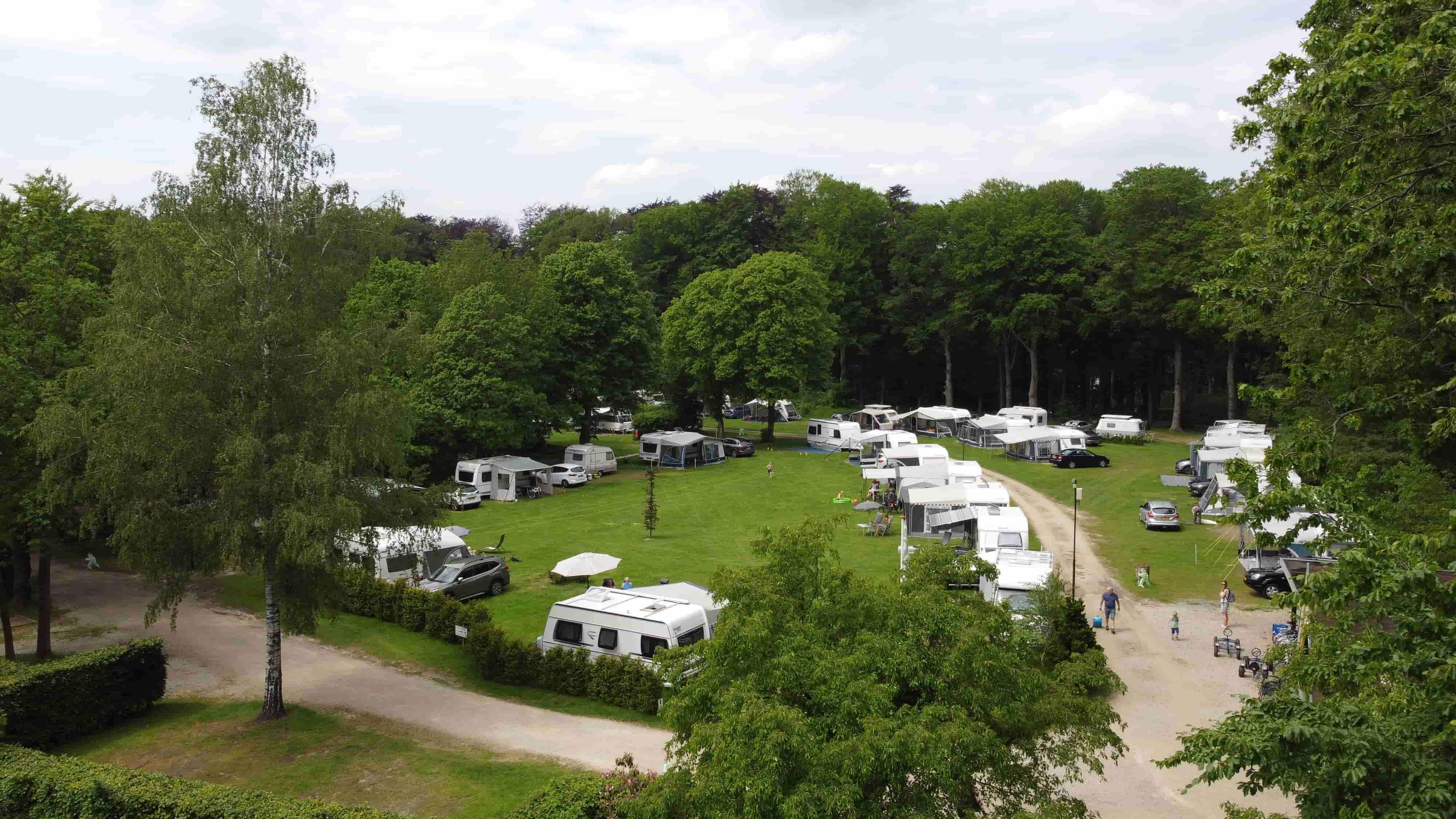 Aerial view Camping Warnsborn