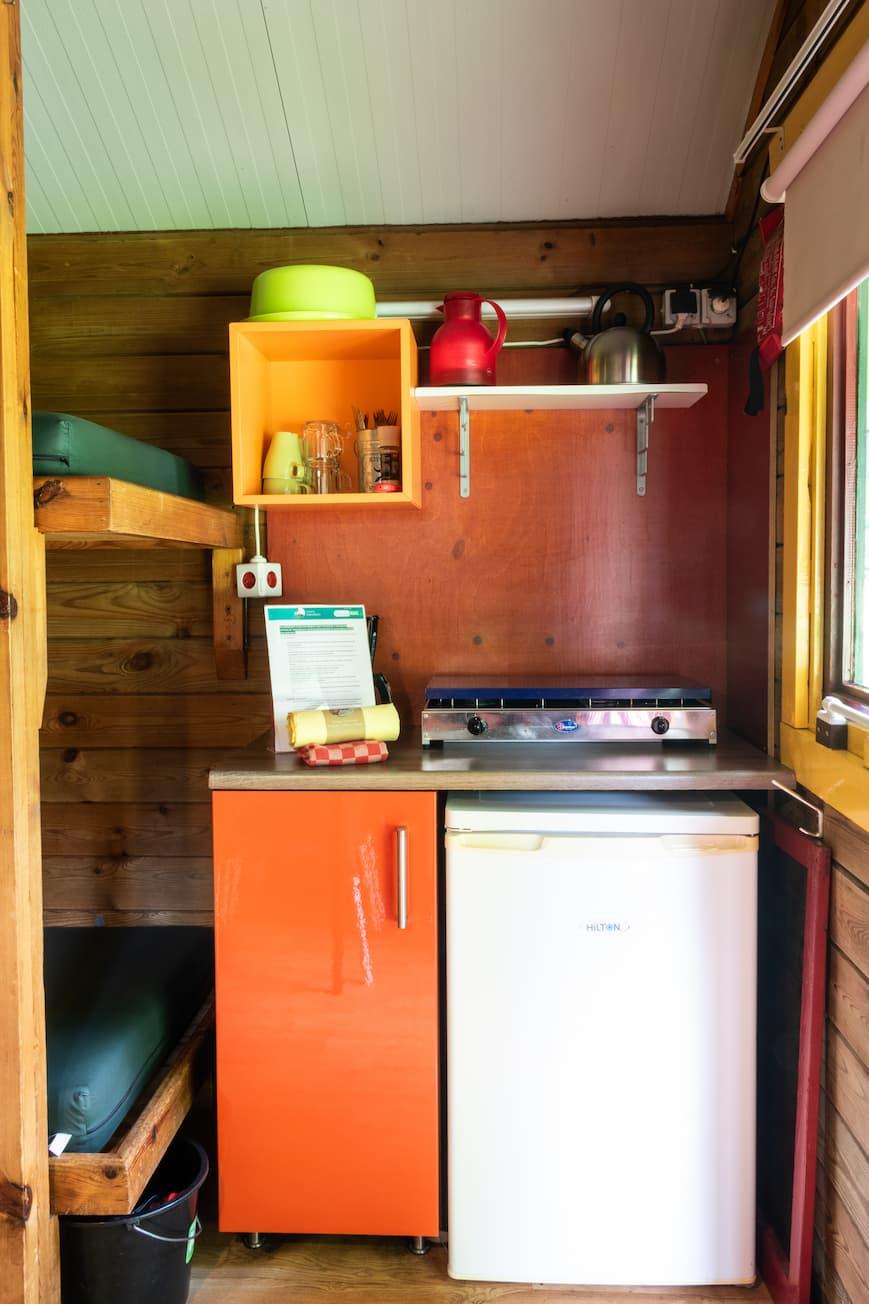 Indeling Trekkershut Camping Warnsborn