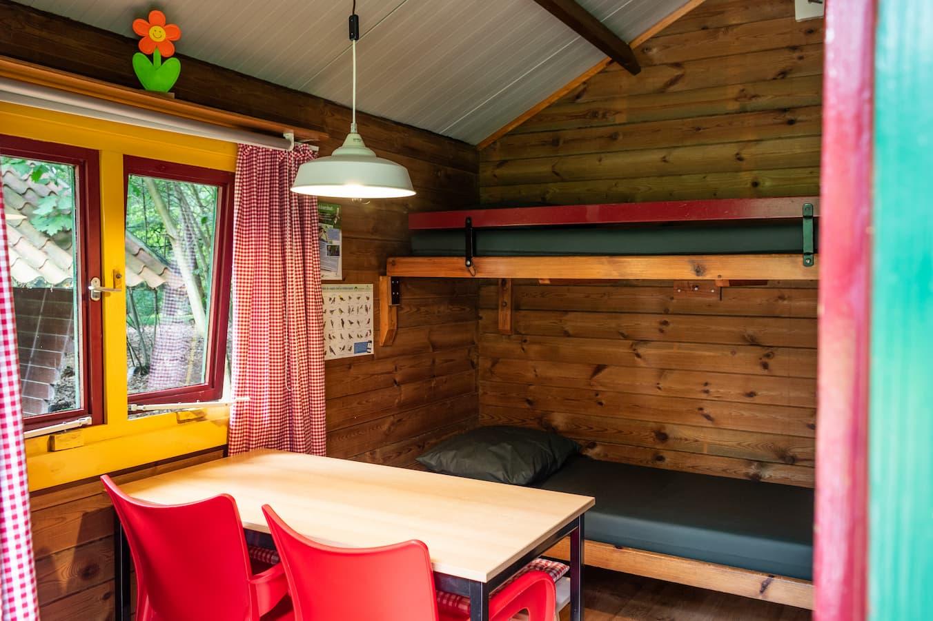 Indeling Trekkershut Camping Warnsborn