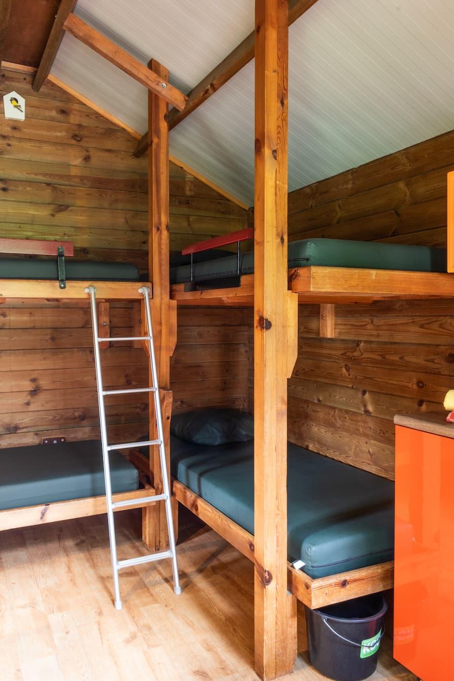 Indeling Trekkershut Camping Warnsborn