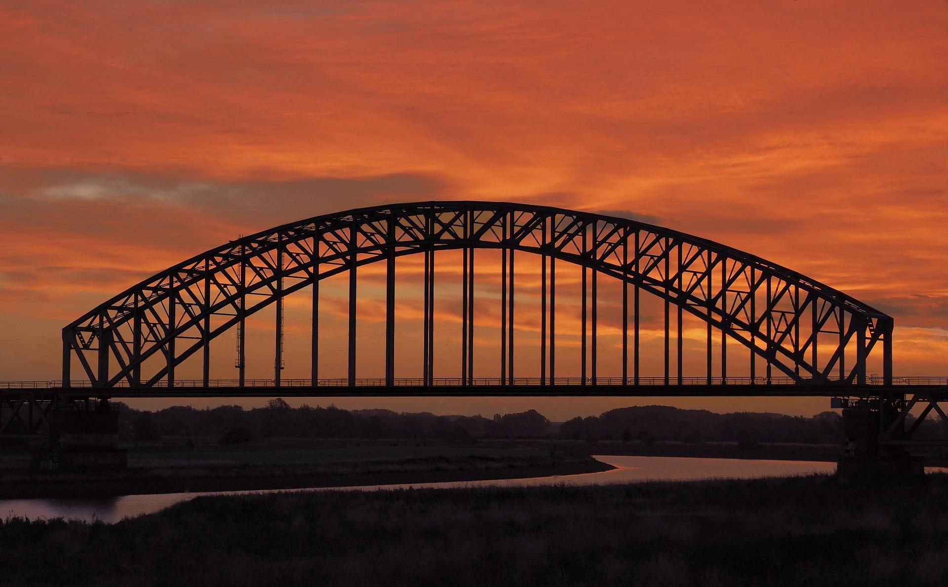 John Frost Bridge in Arnhem