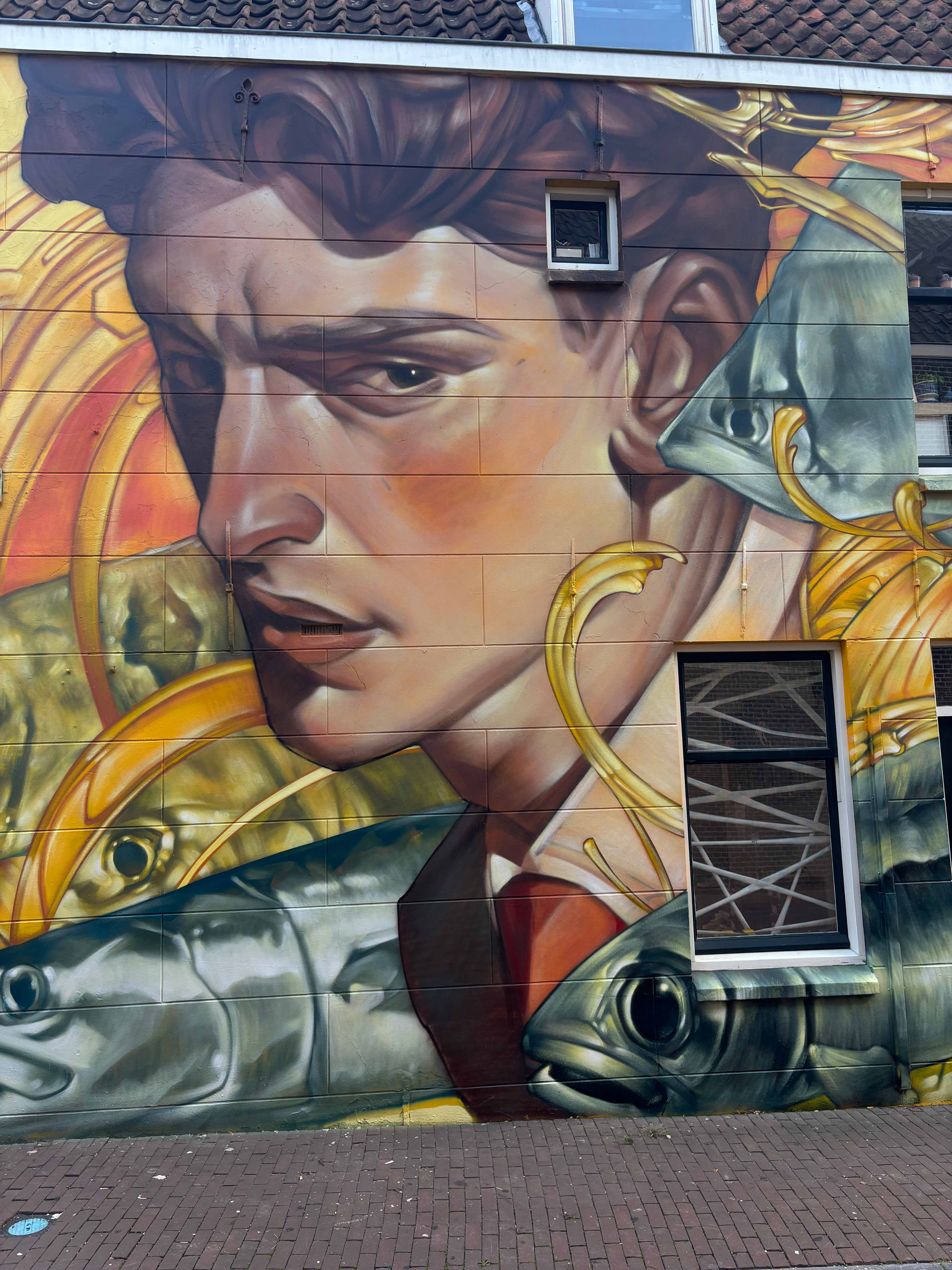 zona16 mural migrazione dordrecht closeup