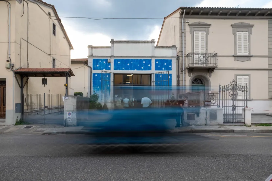 zona16 event vernissage monograff pistoia outside view