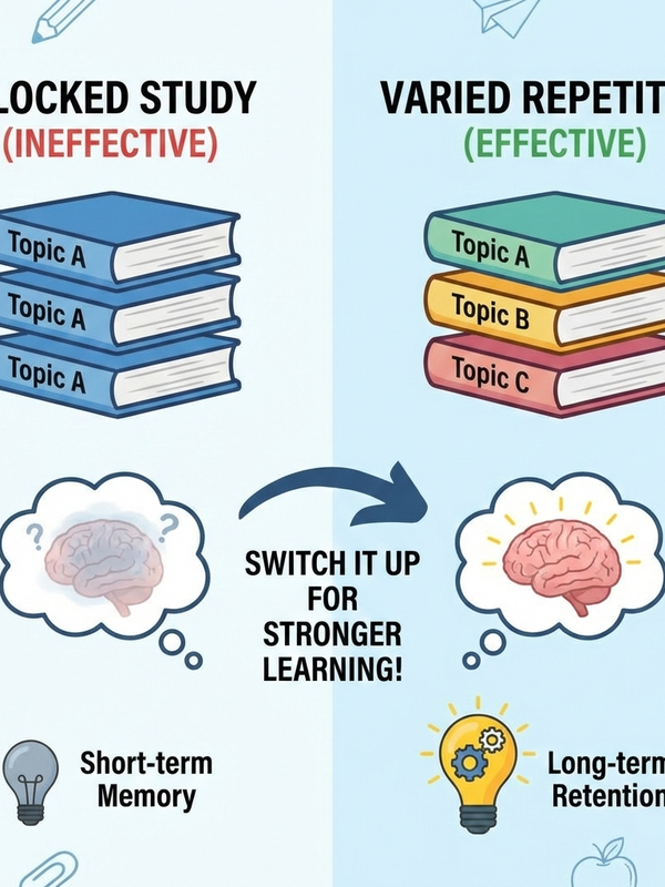 Learning: Varied (A → B → C →A)