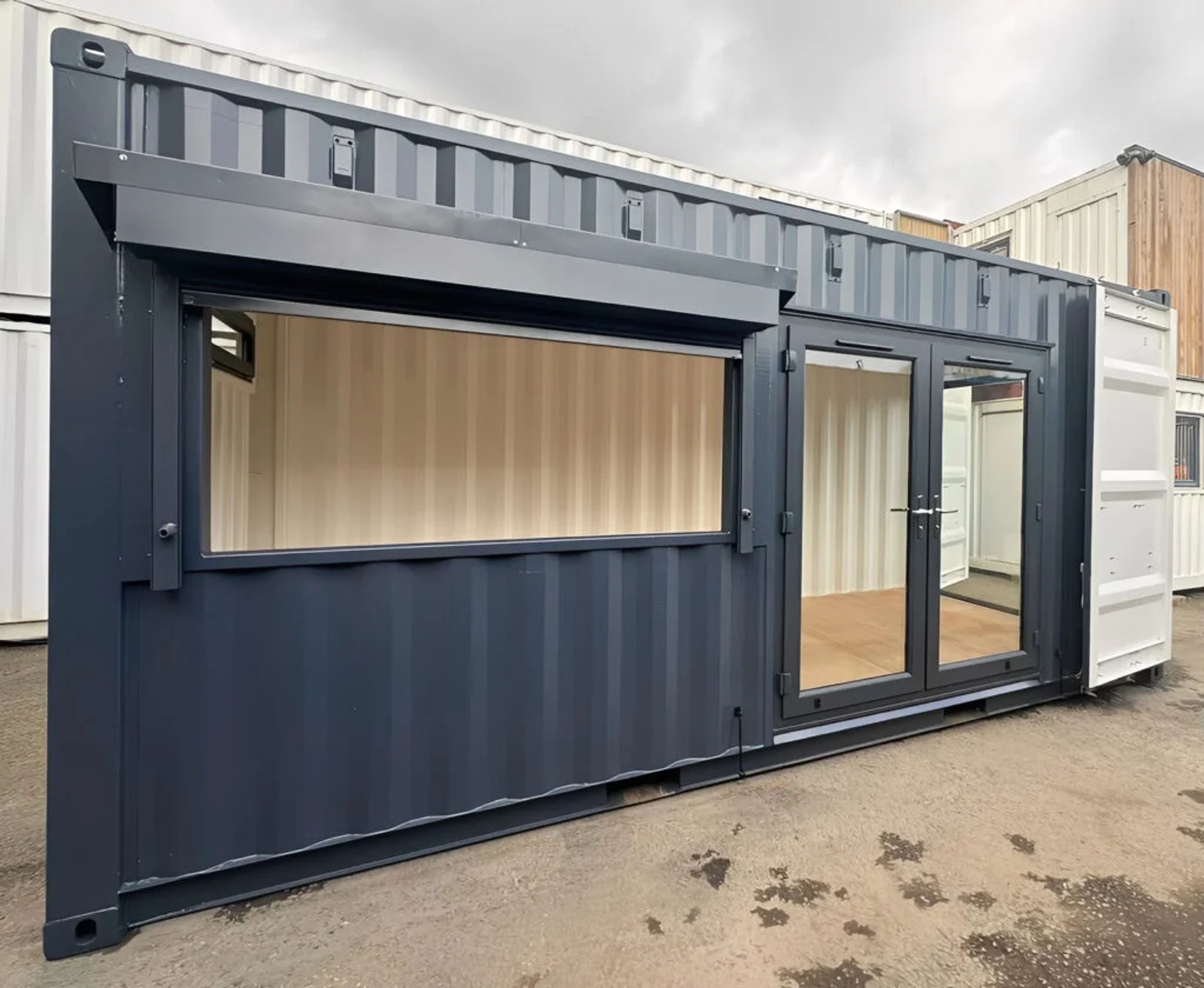 20ft x 8ft Custom Shipping Container Conversion – Portable Building — view 4