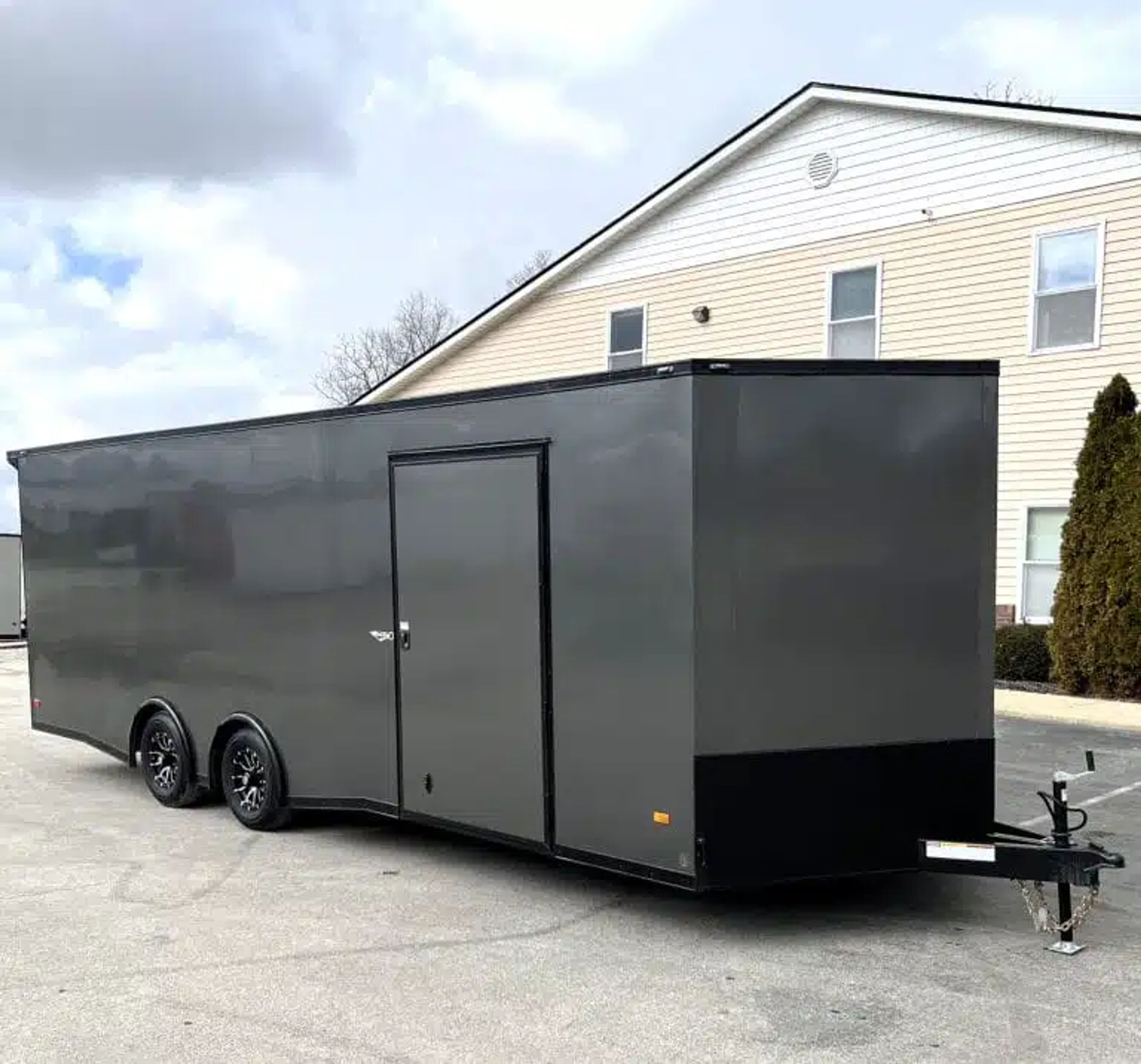 Enclosed Car Hauler 2025 24ft. Blaze w/Finished Interior & Aluminum Wheels 0407 — view 4