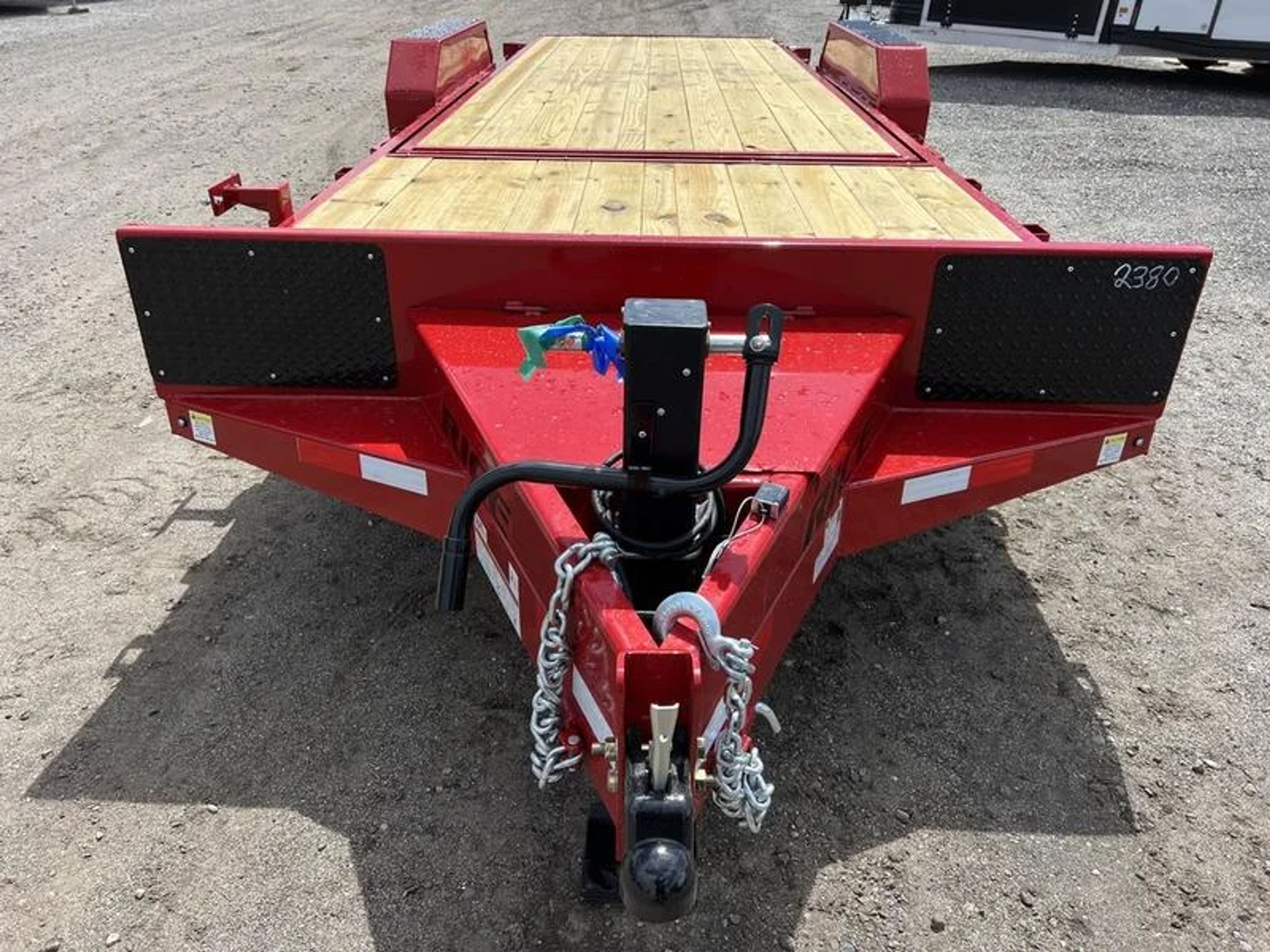 2024 Rice Trailers 7×22 16K Tilt Deck Powder Coat Equipment w/Toolbox — view 7