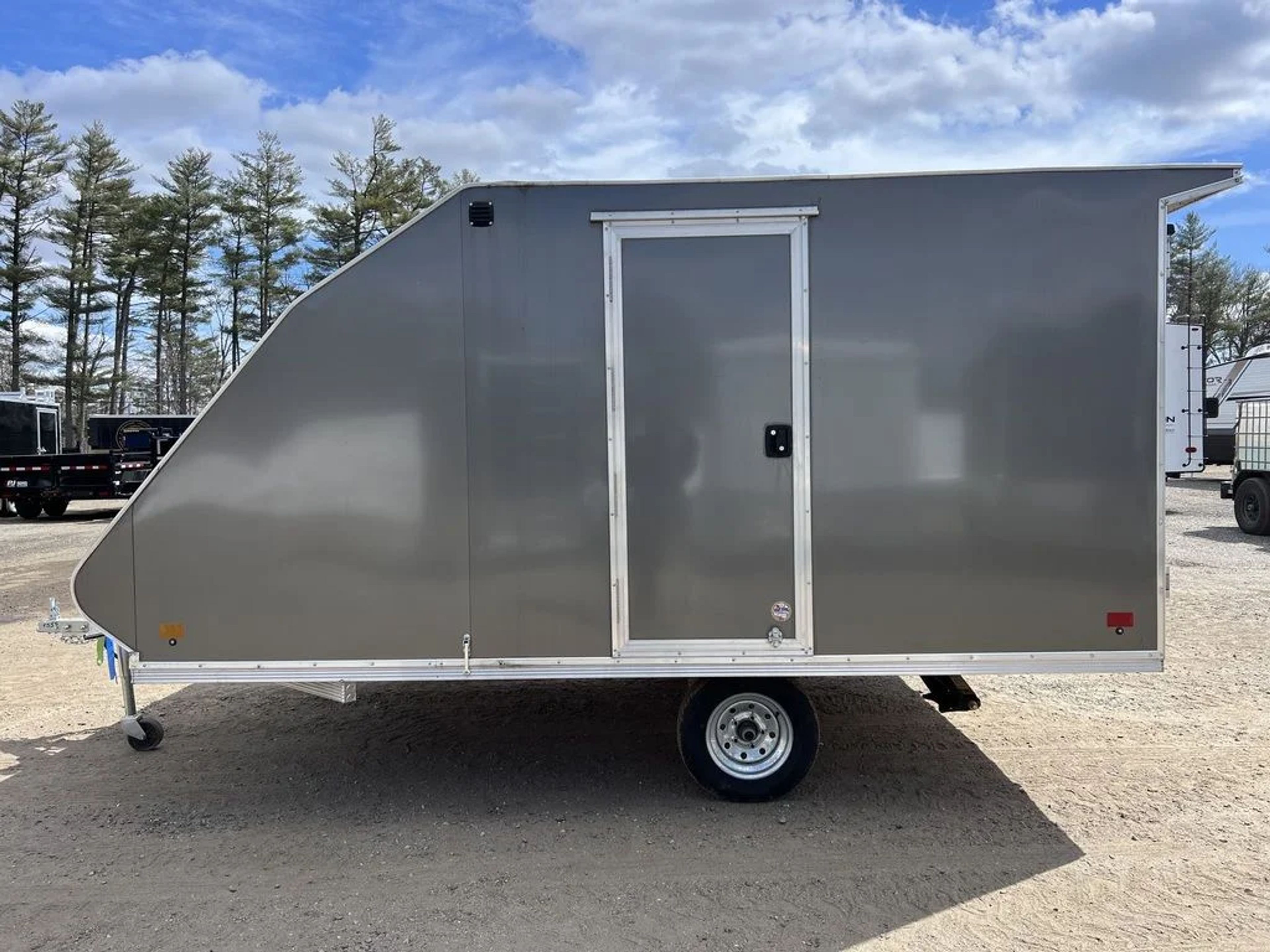 Sno Pro 101×12 Aluminum 2-Place Snowmobile Trailer w/Galvanized Package — view 2