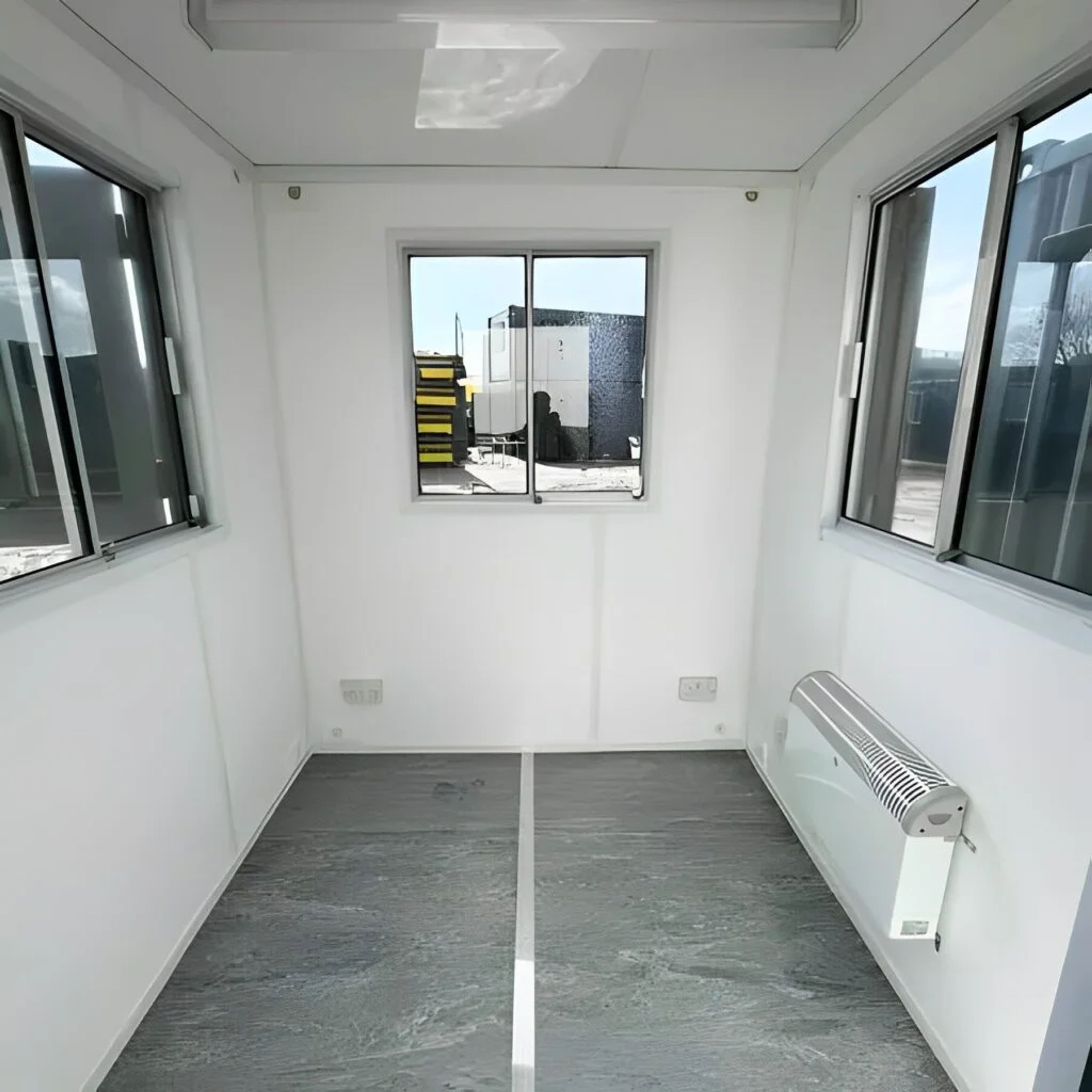 7ft x 7ft Shipping Container Office | Portable Building | Anti-Vandal Building — view 7