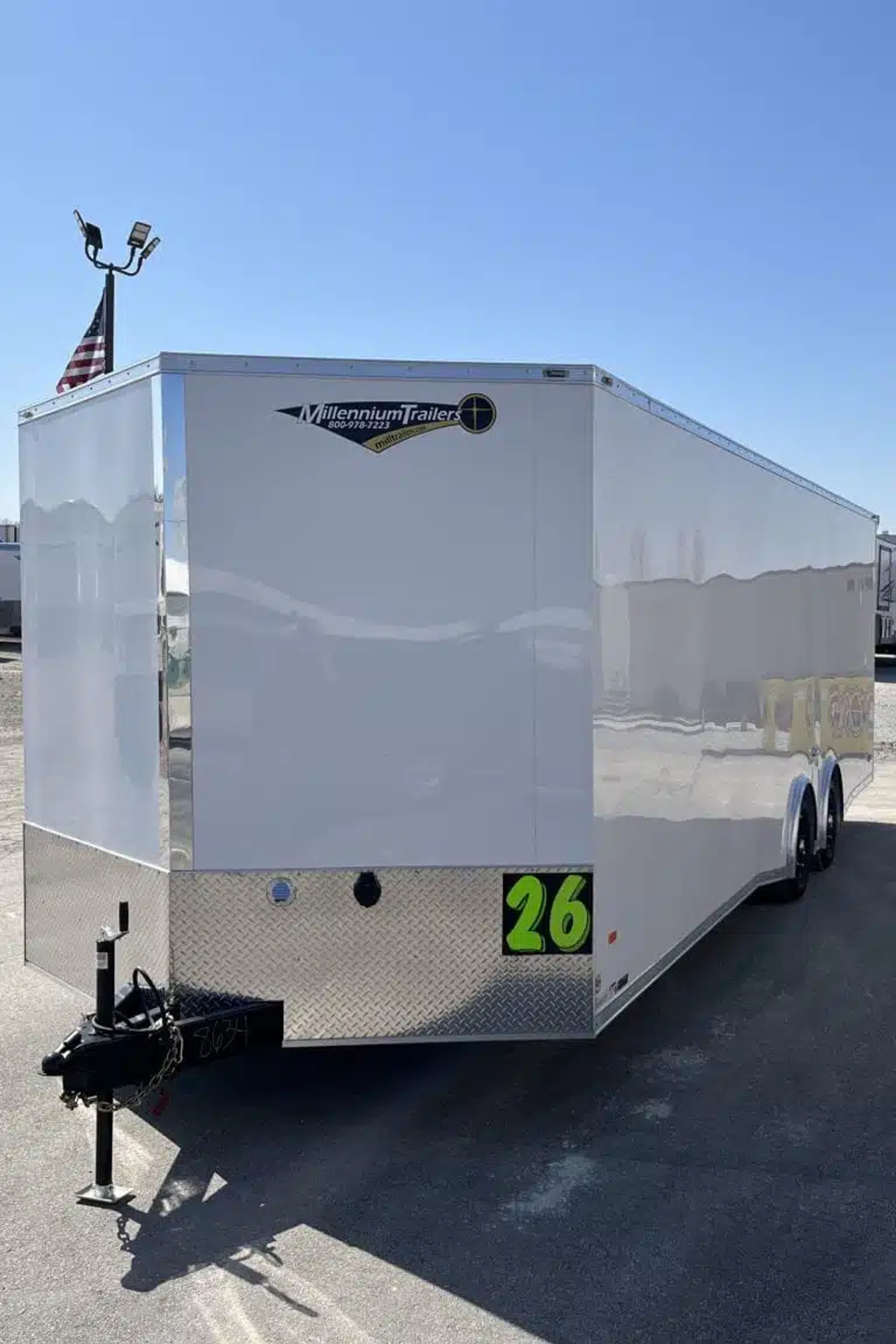 Enclosed Car Hauler 2025 26ft. Blaze w/Cabinets, Flooring, Alum Wheels, Spread — view 4