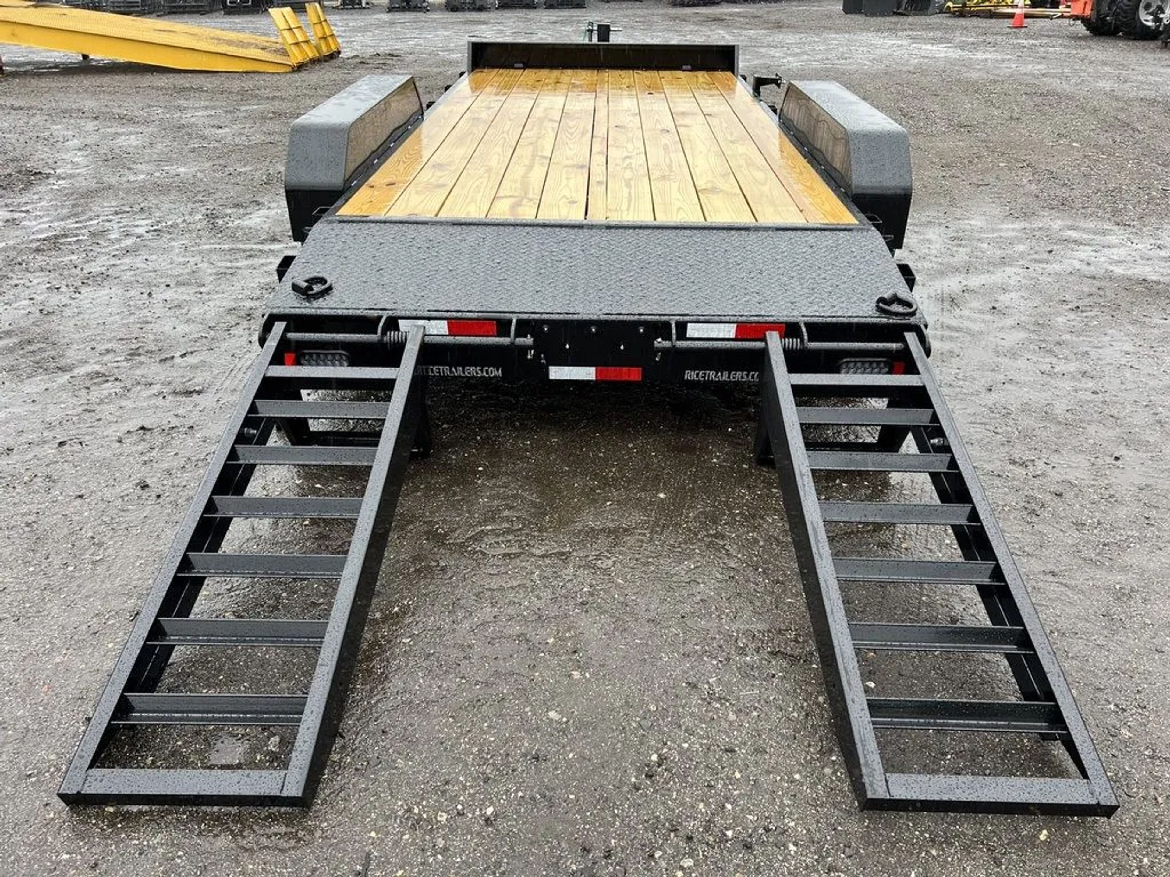 2024 Rice Trailers 7×16 10K Equipment Hauler w/D-Rings, Spare Mount, & Toolbox — view 13